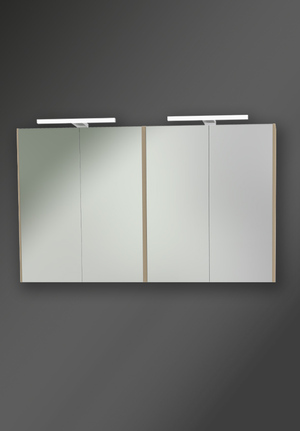 Spegelskåp 120 Naturell Ek