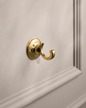 Stockholm Single Hook Polished Brass (1)