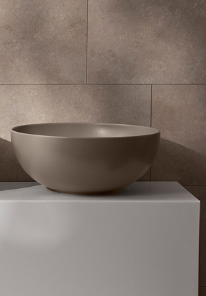 Bowl 40 free standing Coffee Cream (1)