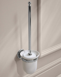 Stockholm Toilet Brush Set Wall Mounted Chrome (1)