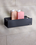 Box Glueable Shower Basket Matt Black (2)