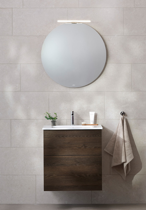 Möbelpaket 60 Mörk Ek med spegel Edge handfat