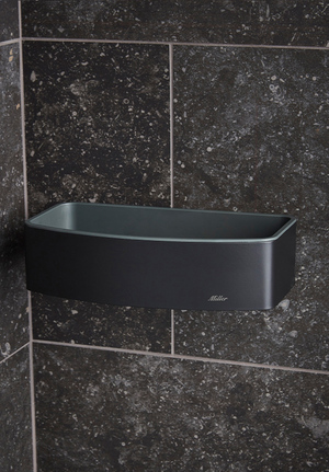 D Shaped Basket Matt Black (1)