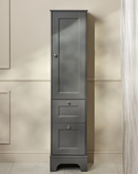 Tall Cabinet Kensington Right Hand Door Freestanding Dark Grey (1)