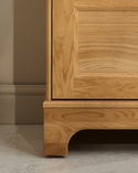 Kensington Vanity Unit 100 Natural Oak Floorstanding For Work Top (2)