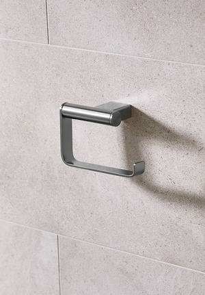Miami Toilet Roll Holder Brushed Nickel