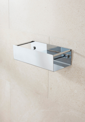 Box Glueable Shower Basket Chrome