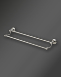 Oslo Double Towel Rail Polished Nickel (1)