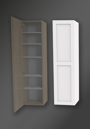 Förvaringsskåp London Vit Vänster