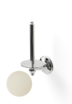 Stockholm Spare Toilet Roll Holder Polished Nickel
