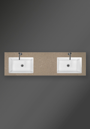 Worktop Coral Clay Integrated Basin (1)