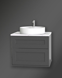 Kensington Vanity Unit 80 Dark Grey Wall Hung For Work Top (3)