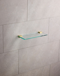 Glass Shelf Bracket 8109 Signature Brushed Brass (2)