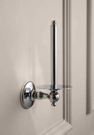 Stockholm Spare Toilet Roll Holder Chrome (1)
