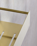 Box Glueable Shower Basket Brushed Brass (5)