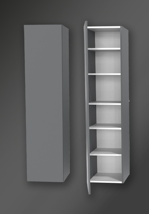 Förvaringsskåp City Thunder Grå Vänster