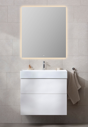 Möbelpaket 80 Vit Spegel Ambient format Bloc handfat