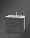 Kensington Vanity Unit 80 Dark Grey Wall Hung For Work Top (2)