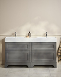Kensington Vanity Unit 160 Dark Grey Floorstanding (3)