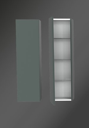 Förvaringsskåp City Highland Grön Vänster