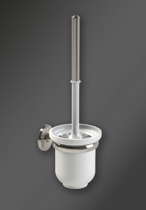 Oslo Toilet Brush Set Polished Nickel