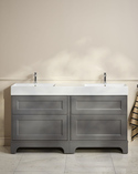 Kensington Vanity Unit 160 Dark Grey Floorstanding (2)