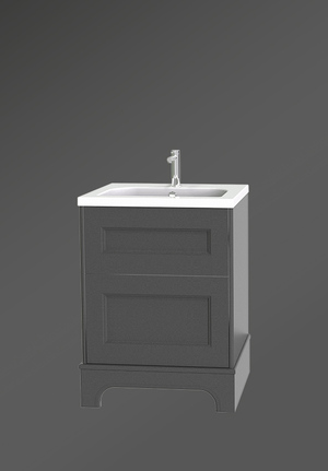 Kensington Vanity Unit 60 Dark Grey Floorstanding