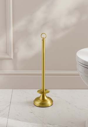 Spare Roll Holder Brushed Brass (1)