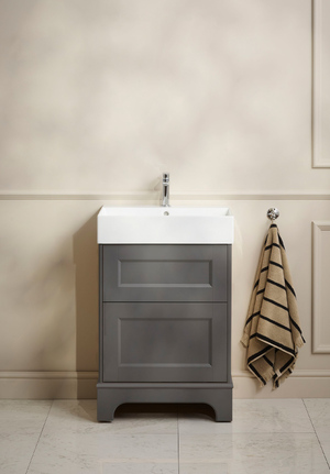 Kensington Vanity Unit 60 Dark Grey Floorstanding (1)