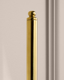 Stockholm Spare Toilet Roll Holder Polished Brass (4)
