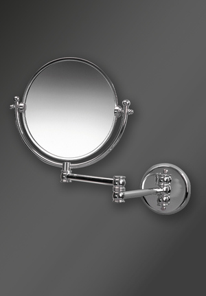 Double Arm Extending Mirror Chrome