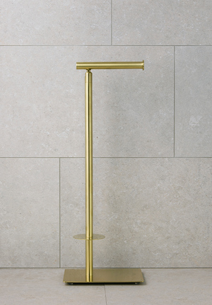 Toilet Roll Holder Signature Brushed Brass (1)