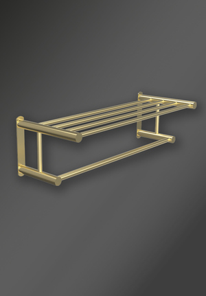 Towel Rack Brushed Brass