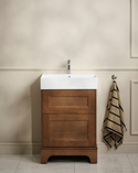 Kensington Vanity Unit 60 Dark Oak Floorstanding (1)