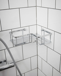 Corner Shower Shelf Chrome (2)