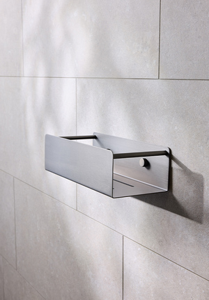 Box Glueable Shower Basket Gun Metal (1)