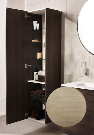 New York Storage Unit 293 Light Oak left hung door