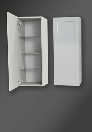 Förvaringsskåp London Ljusgrå Vänster