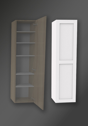 Förvaringsskåp London Vit Höger