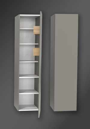 Förvaringsskåp City Pebble Greige Höger