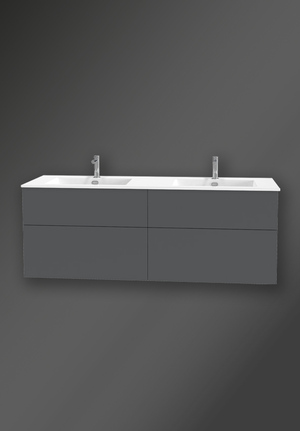 City Vanity Unit 1600 Thunder Grey