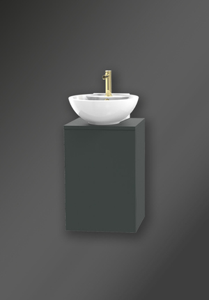 Kommod City 40 Highland Grön för Bänkskiva Höger (1)