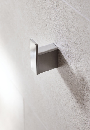 Miami Single Hook Brushed Nickel (1)