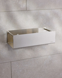 Box Glueable Shower Basket Brushed Nickel (1)