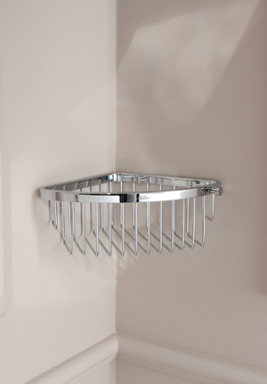 Signature Corner Shower Basket Chrome (1)