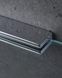 Glass Shelf Bracket Signature Chrome (2)
