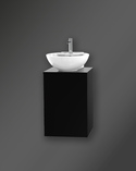 City Vanity Unit 40 Charcoal Black For Worktop Right Hand (1)