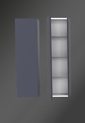 Förvaringsskåp City Midnight Blå Vänster