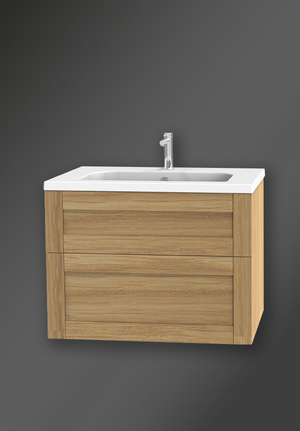 London 80 Vanity Unit Natural Oak