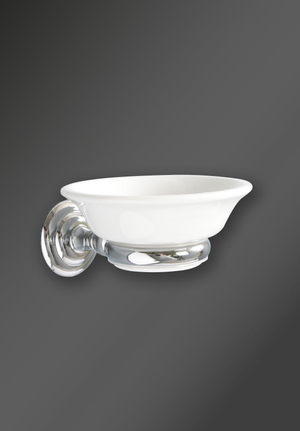 Richmond Soap Dish and Holder Chrome